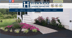 Desktop Screenshot of hawkinslandscaping.com